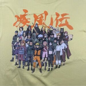 Kids Anime Character Graphic T-Shirt size large Naruto Shippuden